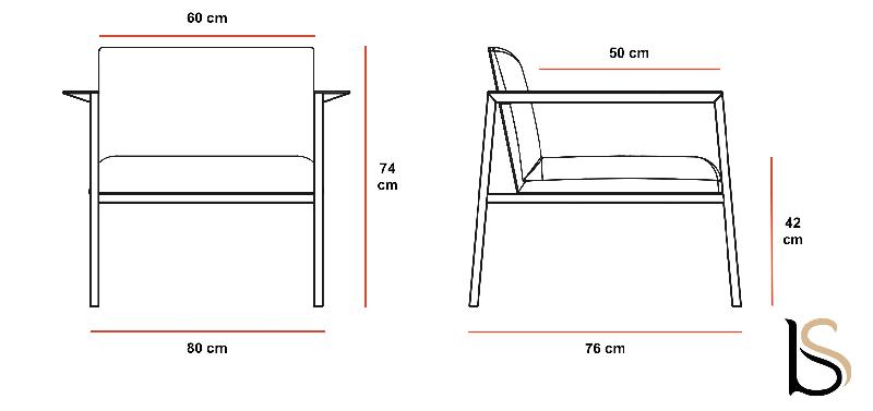 Fauteuil visiteur 1 place ADO - Offisit - Beige, Anthracite_2
