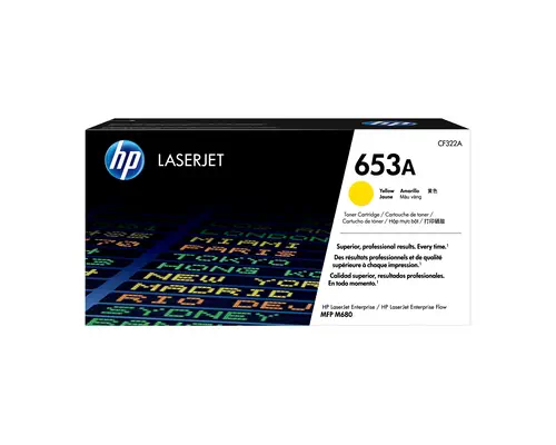 HP 653A toner jaune authentique LaserJet_2