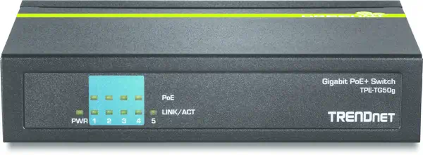 Trendnet TPE-TG50g Non-géré Gigabit Ethernet (10/100/1000) Connexion Ethernet, supportant l'alimenta_2