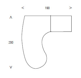 Plan Compact Manager Arrondi URBAN avec Caisson - Référence 4961 BM B_2