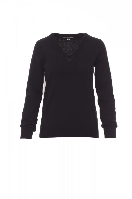 Pull femme col en V - BUSINESS LADY - 001062-0081 - Payper_2