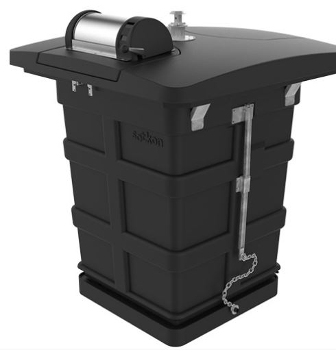 Système de gestion des déchets semi-enterré  - QUBUS E_2