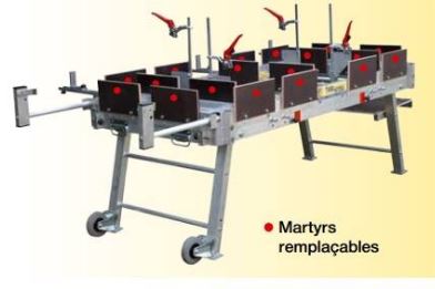 Poste de découpe mobile et innovant Tab/apolo