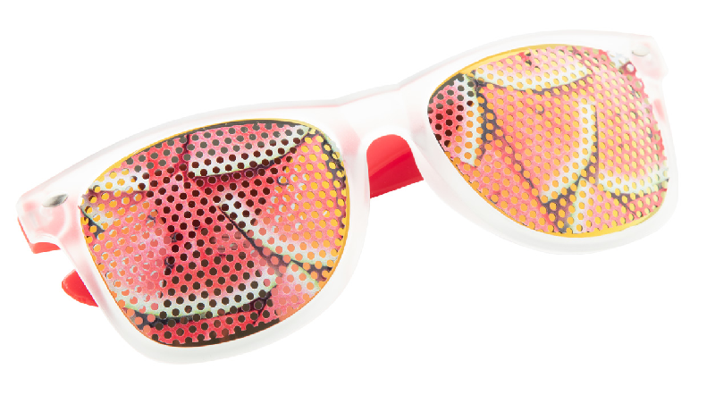 Lunettes de soleil en plastique - Protection UV400 - Monture transparente et branches colorées - Verres métalliques_2