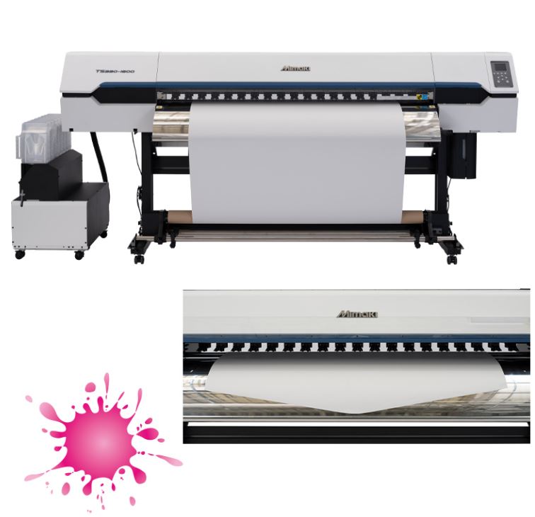 Imprimante textile grand format à jet d'encre à sublimation thermique - Mimaki TS330-1600 - jusqu'à 135 m²/heure - encres Sb411 et 8 couleurs_2