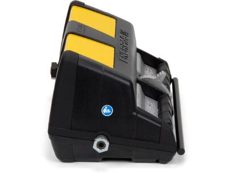 XA12 - Pompe hydraulique à entraînement pneumatique - 3/3 Distributeur - 2.0 litres d'huile utile - Pour vérin ou outil à simple effet_2