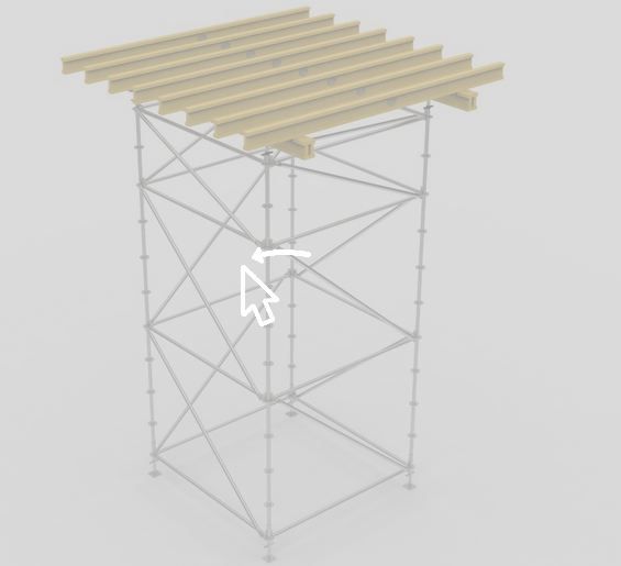 Échafaudage multidirectionnel-structures de support du système multiceta - ceta - diamètre du tube 48,3 mm_2