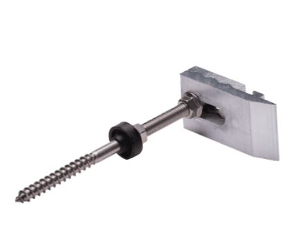 Kit de fixation Schletter pour toiture tôle ondulée 1x9 portrait - Compatible charpentes bois - Garantie 10 ans_2