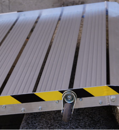 Rampe aluminium amovible pliante - modulable pour PMR et ERP - charge 450kg - largeur 80/90cm_2