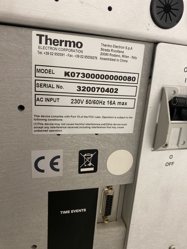 Chromatographie gazeuse d'occasion - Trace GC Ultra Thermo - Référence P2301-2071_2