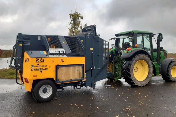 Combiné bois de chauffage Uniforest avec coin de fendage réglable en 2-4-8-18 pièces