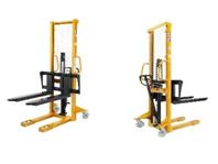 Gerbeur manuel SDJA1000 - capacité 1000 kg - levage jusqu'à 1600 mm - fourche réglable_2