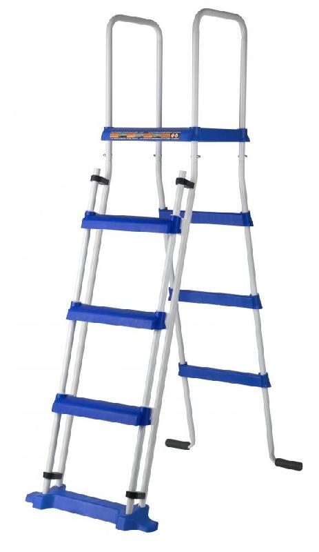 Piscine ovale en acier 5,27m x 3,27m x H 1,32m - filtration à sable - renforts apparents_2