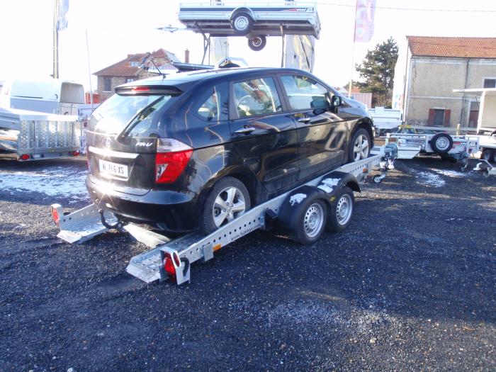 Remorque porte voiture basculante hydraulique - Humbaur Hockenheim 4036 - PTAC jusqu'à 2000kg_2