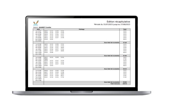 Solution de suivi de pointages dans le Cloud - RégliCe PURE - Application SaaS accessible partout et conforme RGPD_2