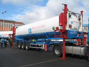 Vérin électrohydraulique pour la manutention verticale de conteneur iso_2