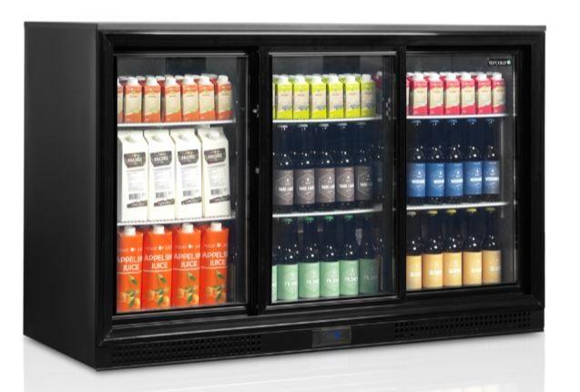 Arrière de Bar - Portes coulissantes - Double vitrage de sécurité - Classe énergétique UE A_2