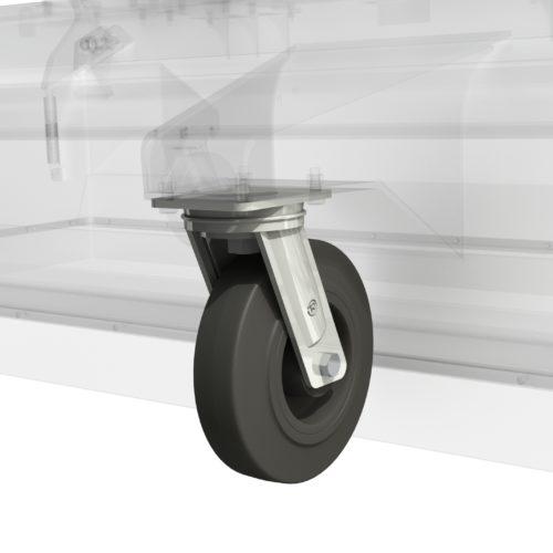 Balayeuse industrielle SI - adaptable à mini-chargeuse, chargeuse sur pneus, tractopelle, chariot télescopique, chariot élévateur avec cadre flottant_2