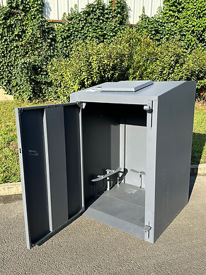Cache bacs avec contrôle d'accès - DOMUS_2