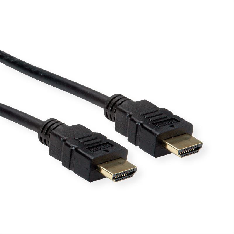 ROLINE Câble HDMI High Speed avec Ethernet, TPE, noir, 2 m_2