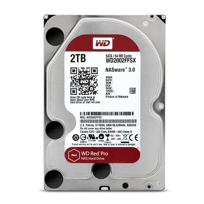 Western Digital Red Pro disque dur 2 To 7200 tr/min 64 Mo 3.5