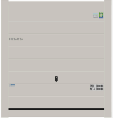 Container de stockage 10 pieds -Porte sectionnelle - LC10 garage_2