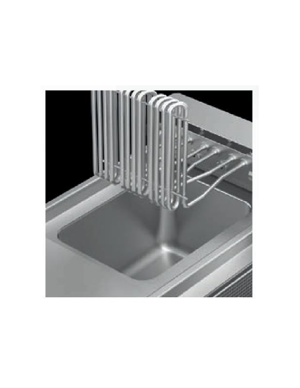 Friteuse électrique - 12 Litres, Acier inoxydable AISI 304, 9 Kw - MBM FRBE74A_2