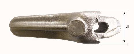 Dents de godet Fastkey FK2 1025 - 3.20 kg - Dimensions 25x143x138 mm_2