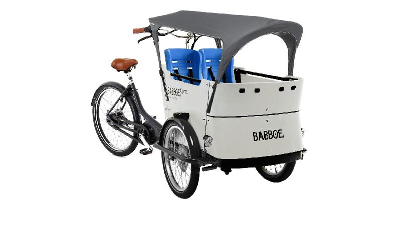 Triporteur électrique Babboe Curve Mountain - 4 enfants - Moteur Yamaha - Boîte Enviolo Nu Vinci_2