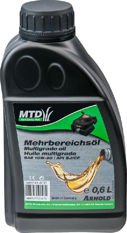 Huile moteur multigrade SAE 10W-30 - Pour moteurs 4 temps des petites machines - Contenance 0,6 L_2