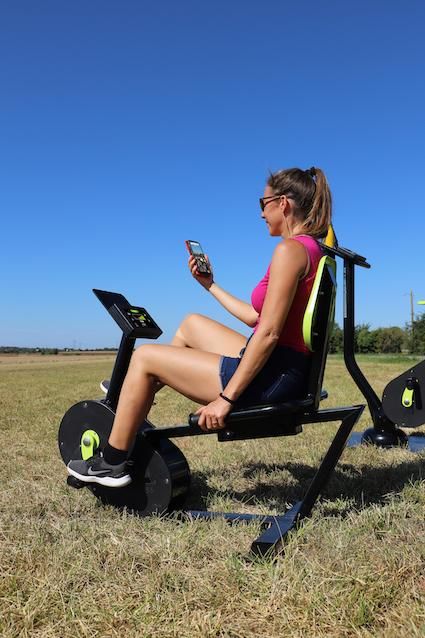 Vélo semi-allongé R-pro avec écran LCD auto-alimenté, selle réglable - Gamme R Pro_2