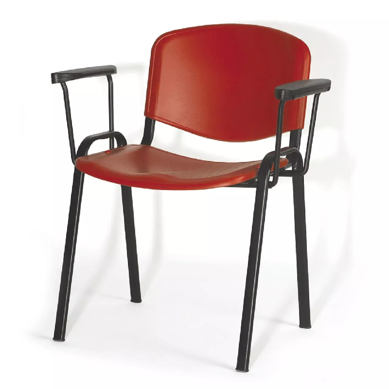 Chaise polyvalente empilable avec accoudoirs et tablette en option So Pistoia - P35, Sans option_2