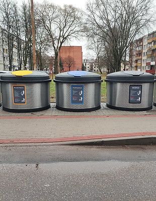 Conteneur à déchets semi-enterré - Z.BIN  polyéthylène  ( de  100ml à 5 m3)_2