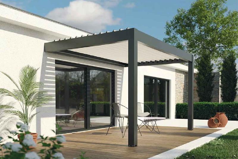 Pergola bioclimatique adossée - 3000 / 9000_2