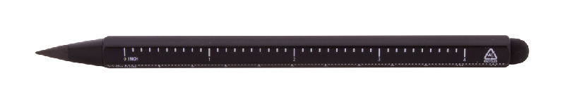 Stylo sans encre longue durée - aluminium recyclé - stylet tactile et pointe en alliage métallique_2