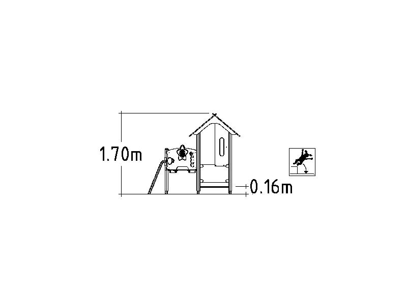 Maisonnette Unimini Tylle réf-8046223 - Hags - Cabane de jeu pour enfants 1-5 ans_2