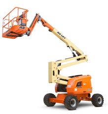 Nacelle élévatrice articulée - Loutz Chariots Élévateurs - performances sur terrains variés avec essieu oscillant et ATC_2