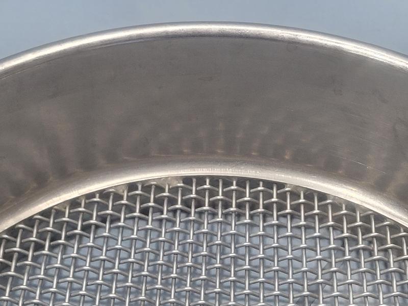 Tamis de test en acier inox SAULAS 200x50mm - 3,15 mm_2