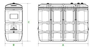 970373 - Cuves à huiles et lubrifiants - Renson - 2000L - PEHD avec pompe 5:1 et enrouleur_2