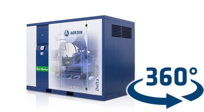 Compresseur à vis aerzen delta screw - aerzen france - transmission directe_2