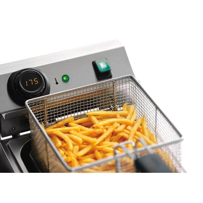 Friteuse électrique MDI SNACK III Plus - 1 cuve - 9 L - Afficheur numérique - Vidange | Bartscher_2