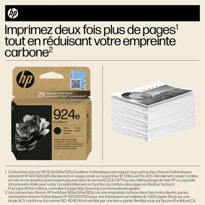 HP 924e Cartouche dencre authentique Noir EvoMore_2