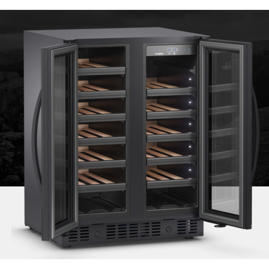 Cave à vin à double zone - porte vitrée - 40 bouteilles - dometic waeco - e40fgd_2