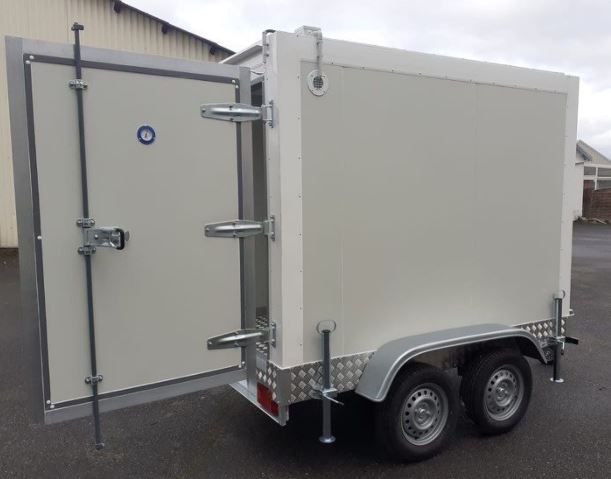 Remorque frigorifique surgelé double essieu 750kg - RAPHA 18 - Températures -15 à -23°C - Dimensions intérieures 2m20 x 1m24 x 1m60_3