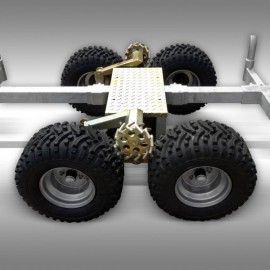 Remorque porte grumes professionnelle, grue Jansen_2