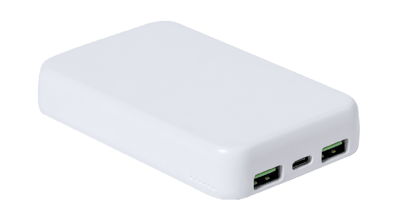 Power bank transparent avec chargeur rapide sans fil magnétique - 5000 mAh - 2 ports USB et 1 port USB-C_2