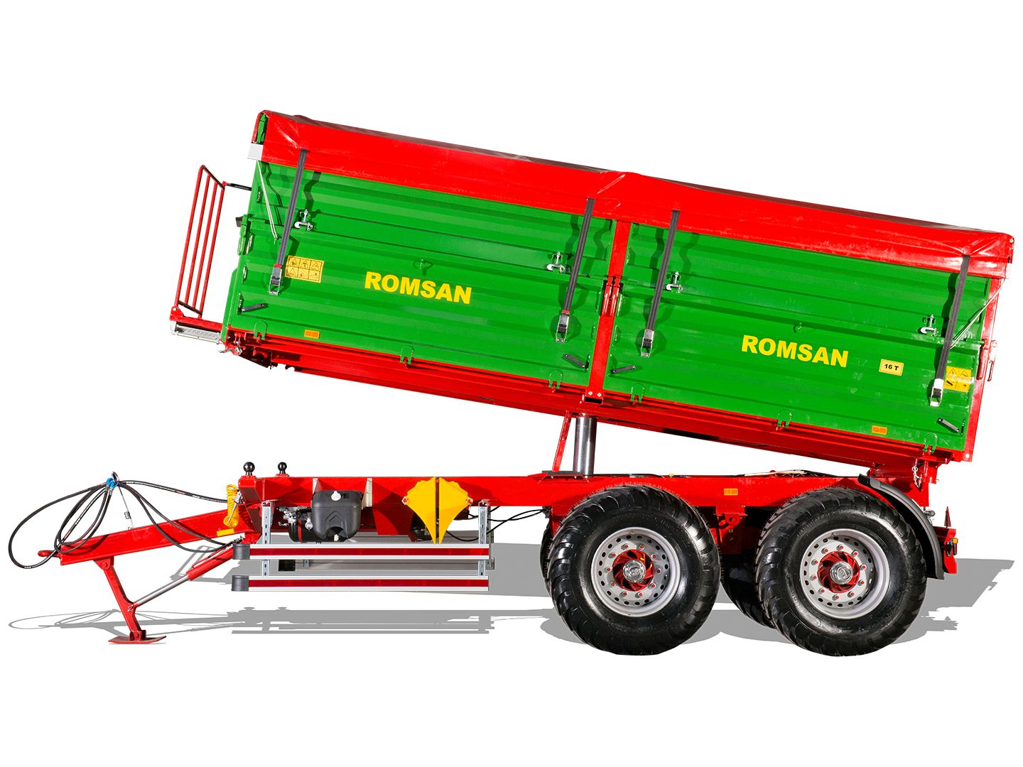 R 160 TASGA - Benne agricole à tandem essieu - Romsan - Capacité 16000 kg_2