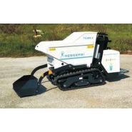 Tc120-E Evolution Line - Brouette à moteur électrique Messersi - 1200 kg - Transmission électrique et chenilles innovantes_2