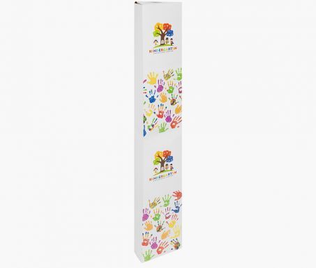 Totem triangulaire 26,6 x 156 cm - Window 2 Print - carton rigide avec impression UV semi-mate_2