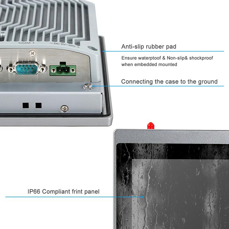 Panel PC industriel fanless 10.1